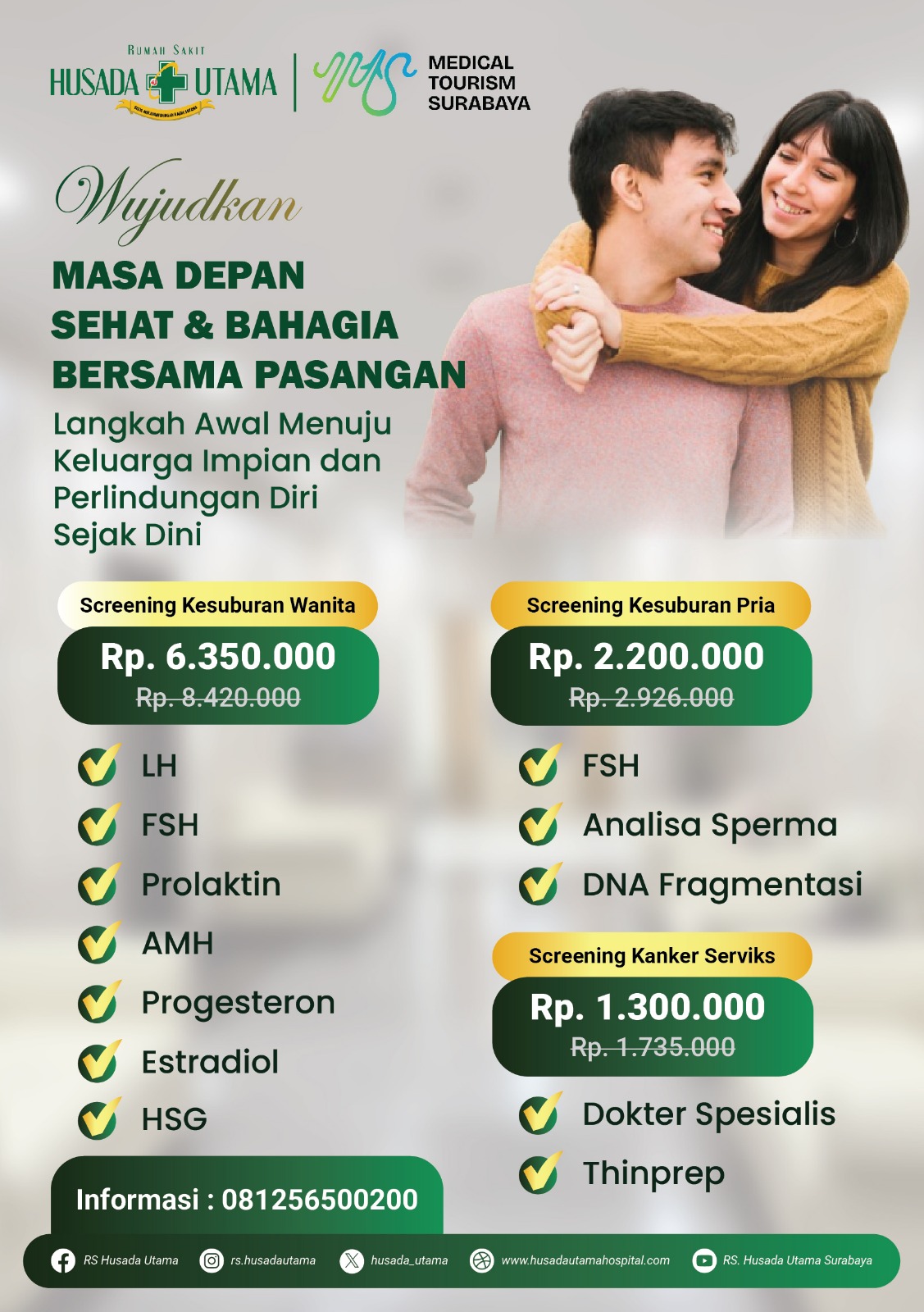 Paket Screening Kesuburan dan Deteksi Dini